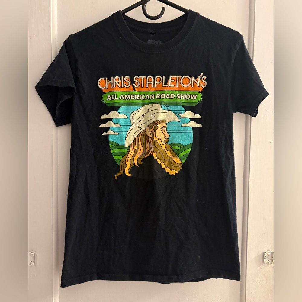 Chris Stapleton All American Road Show 2022 Tour T-Shirt Unisex Size Small